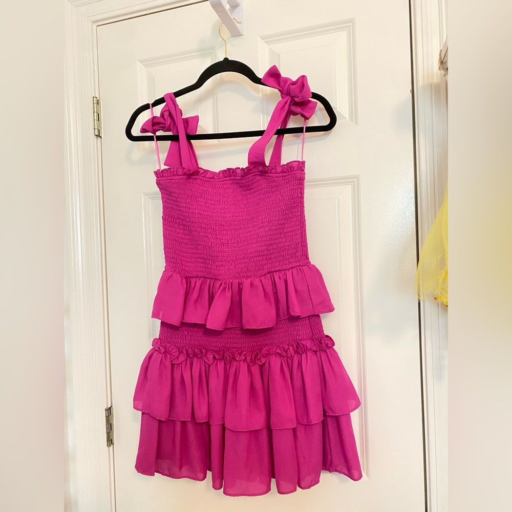 Brightpink/magenta summer dress, size small